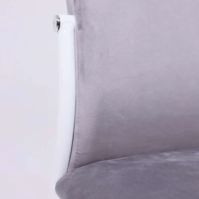 Стул DENVER, светло-серый велюр HLR-20/белый_6