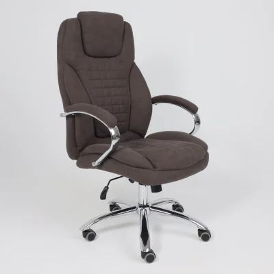 Кресло поворотное PARADIS, ткань/темно-коричневый_4