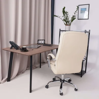 Кресло рабочее, поворотное RICHARD, кремовый_23