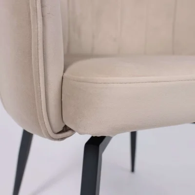 Кресло MELON, поворотное, бежевый велюр/черный_20