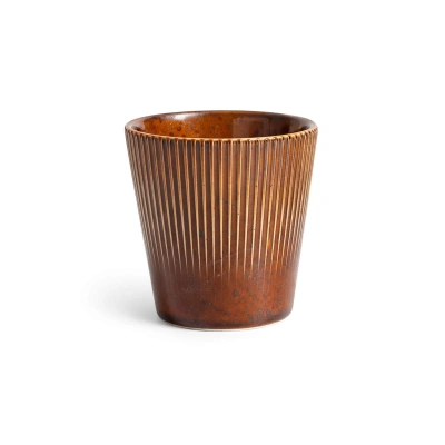 Стакан AURORA, фарфор, каштановый, 200мл фотография