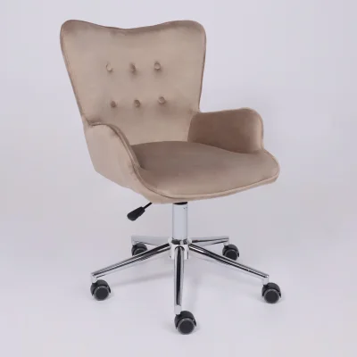 Кресло поворотное BELLA, велюр/бежевый_3