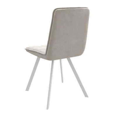 Стул ROM D, b03 CREAM LUX\белый_4