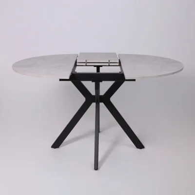 Стол AV 1106, ЛМДФ,  раздвижной D1000(1350)*750 Ароза Светлая/черный_16