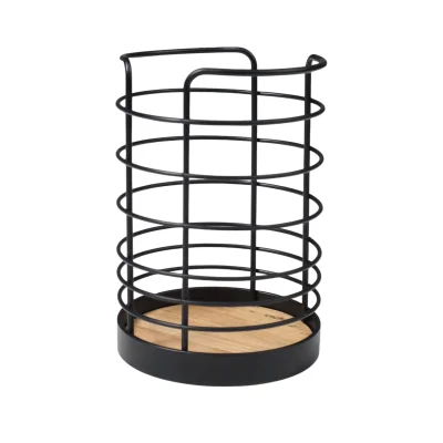 Подставка для кухонных принадлежностей CONRAD, черный, 9.5*9.5*14см фотография