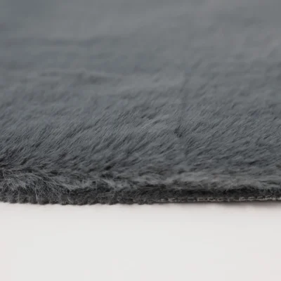 Ковер WARM FAUX FUR, темно-серый, 60*110см_8