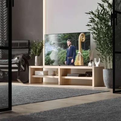 Тумба ЭНКЕЛЬ ТВ16,  160х37х38см, дуб беленый_5