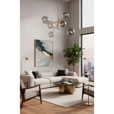 Светильник BUBBLE, потолочный, 6*G9, дымчатый_3