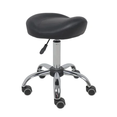 Стул барный ROOF, экокожа, черный/хром фотография