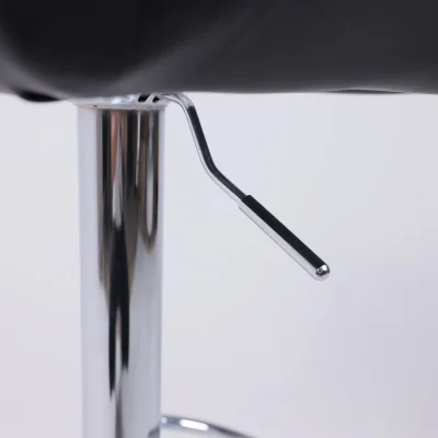 Кресло BERLIN, экокожа, черный/хром_17