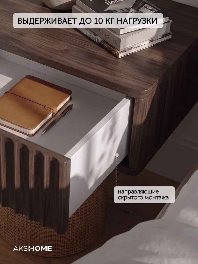 Тумба навесная ROYAL 5010 эко, Орех Либретто - Орех Пекан Шоколад_preview_7