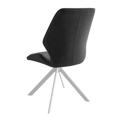 Стул BATMAN-R 360, g22 GRAPHITE шенилл lux - GRAPHITE замша lux\белый_2