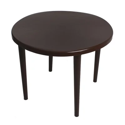 Стол круглый 900мм, шоколадный, РФ фотография