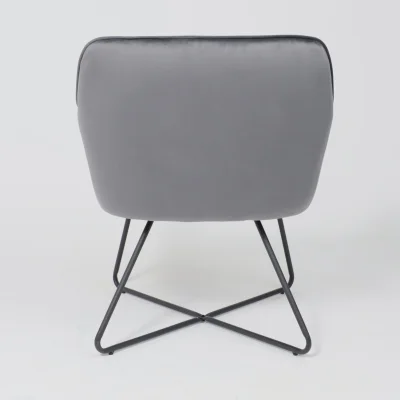 Кресло FLORIDA, темно-серый велюр HCJ-40/черный_11