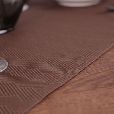 Дорожка, 45*150см, полоска-косичка 2598, коричневый 09-0902_6