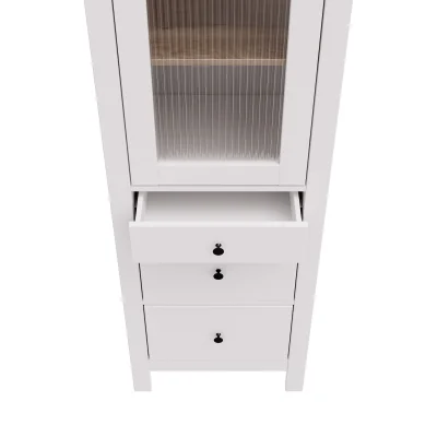 Шкаф с витриной САГА 50 МОРУ, белый/ясень (2.08.16.240.14 RU)_4