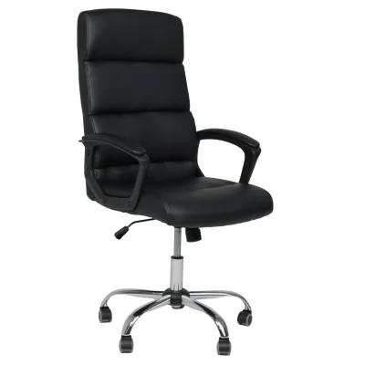 Кресло поворотное OLYMPIA, ECO, черный фотография