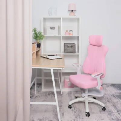 Кресло поворотное LOLU, ткань, розовый_10