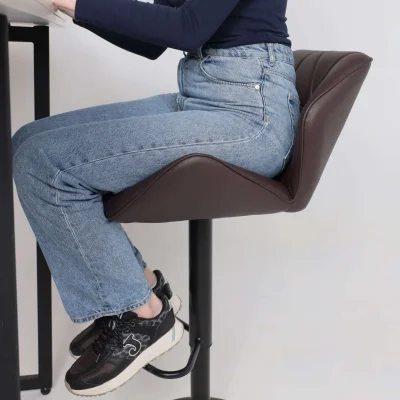 Кресло барное BERLIN GB, Pegaso шоколад экокожа/черный_8