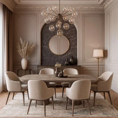 Стол ASKAR SLIDE-230, раздвижной 230(310)*115, BAYONA IVORY PREMIUM CER/Капучино_3