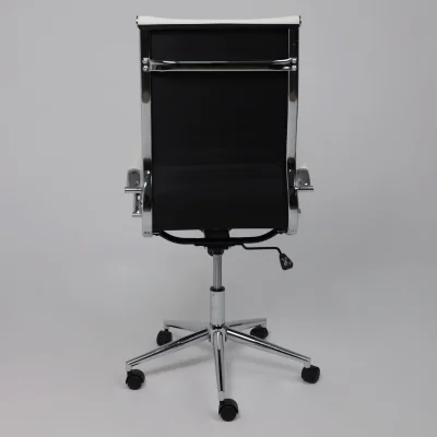 Кресло поворотное EVELIN, экокожа, белый_6