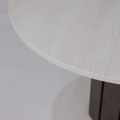 Стол раздвижной на опоре ONTARIO,1000(1300)*760*1000, (сосна каньон/коричневый)_11