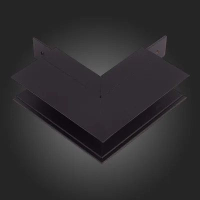 Внешний угол-соединитель для подвесного / накладного магнитного шинопровода ST-Luce Чер SKYLINE 48_2