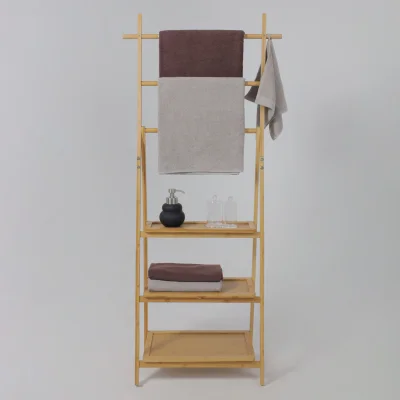 Набор полотенец махровых TANUKI, 2 шт (50*90см+70*140см), серо-бежевый, 16-1305_13