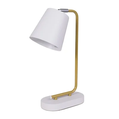 Светильник QUAZI, настольный, E27, белый фотография