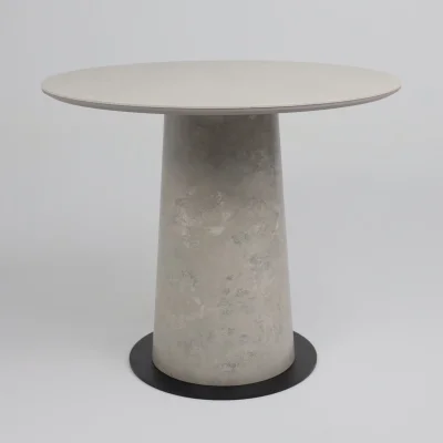 Стол AV 2317, МДФ+керамика, нераздвижной 900 серый, матовый CARMEN LIGHT GREY/черный+HPL Бетао_8