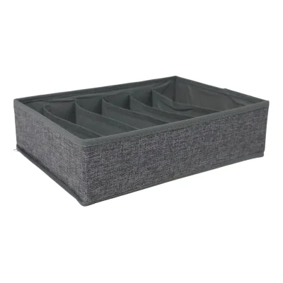 Контейнер для хранения MACKENZIE-1, 6 ячеек, серый, 34*24*9см фотография