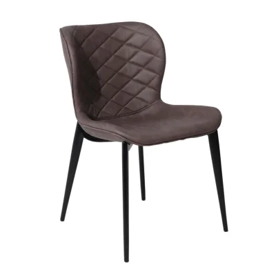 Стул AV 470, коричневая замша Kiprus 04/черный фотография