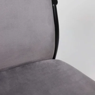 Стул DENVER, светло-серый велюр HLR-20/черный_9