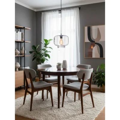 Светильник Mr.GRAY, потолочный, E27, дымчатый_2