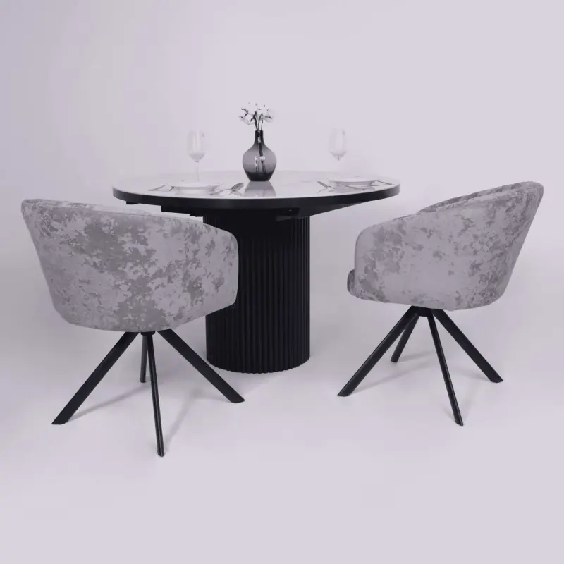 Стул SHELLY-R 360, m13 ASH GREY LUX\черный_preview_4