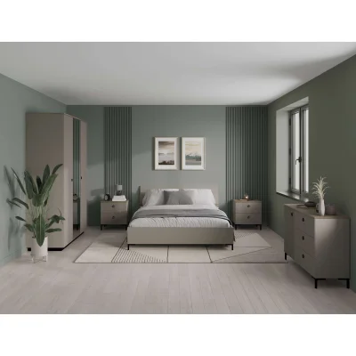 Н.м. "DOMENICA" тумба KOM1D3S, к.Глиняный серый+Дуб сильвержек ореховый/Глиняный серый_6