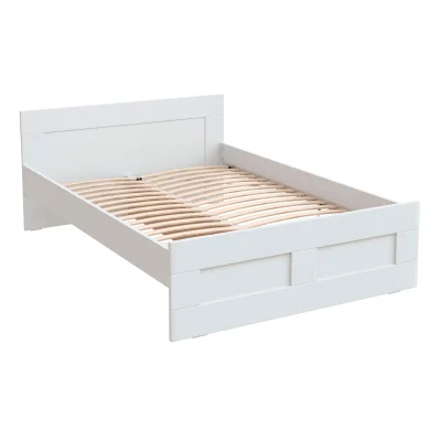 Кровать двойная НАВИ 140х200, белая (2.15.04.050.1 RU) фотография