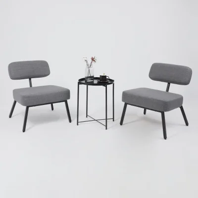 Кресло ASPEN, серая рогожка BJORN 13/черный_8