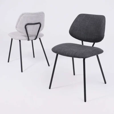 Стул DIXIE, темно-серая ткань/черный_2