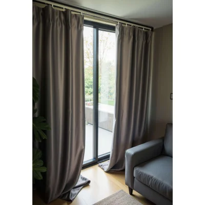 Штора "Блэкаут" 2х2,5м на универсальной ленте, цвет серый опал (арт.888-14)_5