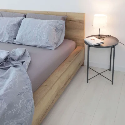 Простыня 220*240 см Стальной (поплин)_3