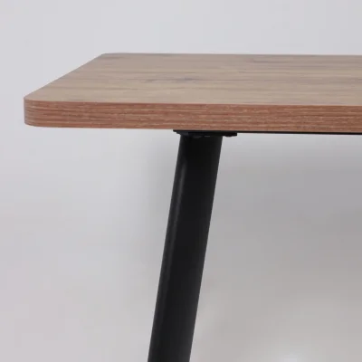 Стол LEON LUX RADIAL-180, раздвижной 180(240)х95, Дуб Веллингтон/Чёрный_11