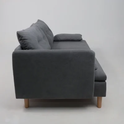 Модуль трехместный Линту + кресло Линту + подлокотник Линту, серый _41