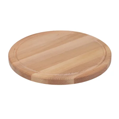 Доска разделочная круглая ДРК-300Б, d30*2см, бук фотография