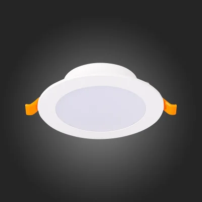 Св-к встр. Белый LED 1*8W 4000K 640Lm Ra80 110° IP20 D120xH30 220-240V Встраиваемые светильники_5