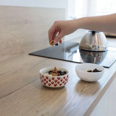 Миска-Боул LOVE PRINT, керамика, красный принт, d17*7,4см_17