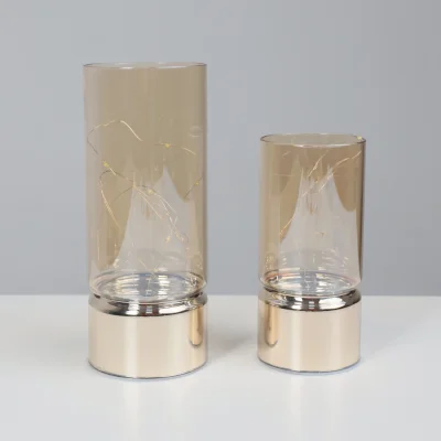 Светодиодный декор AKS тип 1 ( К-т Ваз 7х15см+8х20см, 10LED+20LED, 2АА+3АА )_13