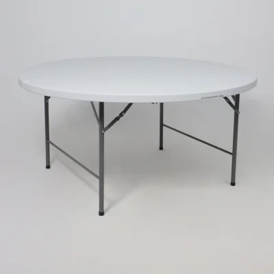 Стол складной Table AKS тип 10, белый (D152х74)_9