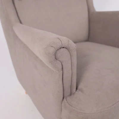 Кресло для отдыха Тойво Prince Taupe, бежевый (натуральные опоры) BY_8