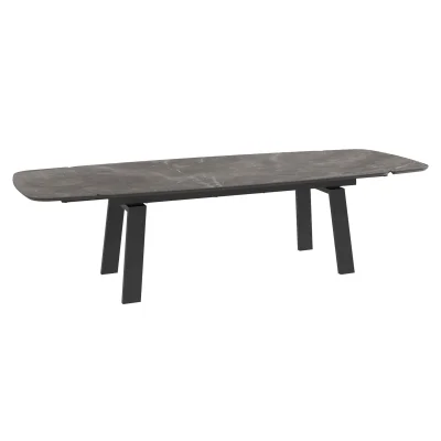 Стол PANAMA SLIDE-230, раздвижной 230(310)*115, BAYONA GREY PREMIUM CER/Черный_2